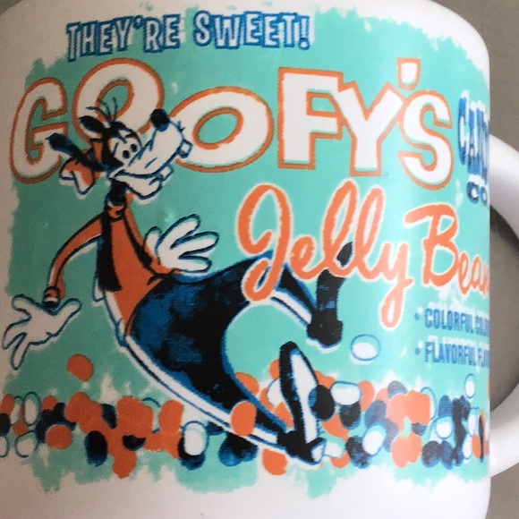 Authentic Disney Parks Mug. Goofy’s Candy Co. White/Blue/Orange. - Picture 1 of 6